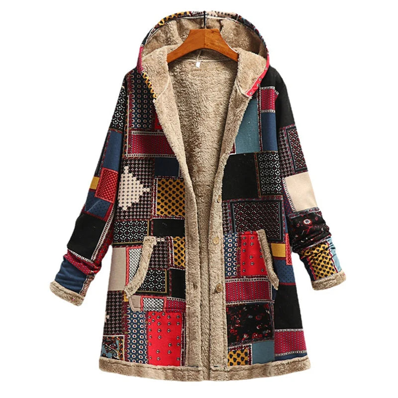 Wolff - Vintage-Kapuzenjacke