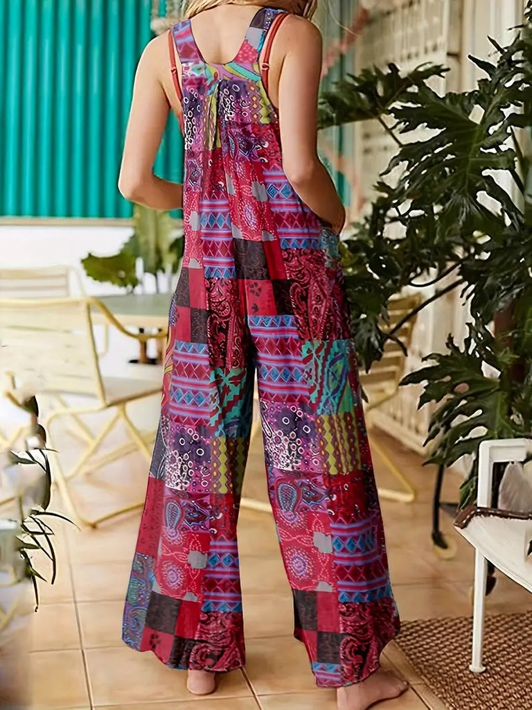 WOLFF - Vintage Print Jumpsuit