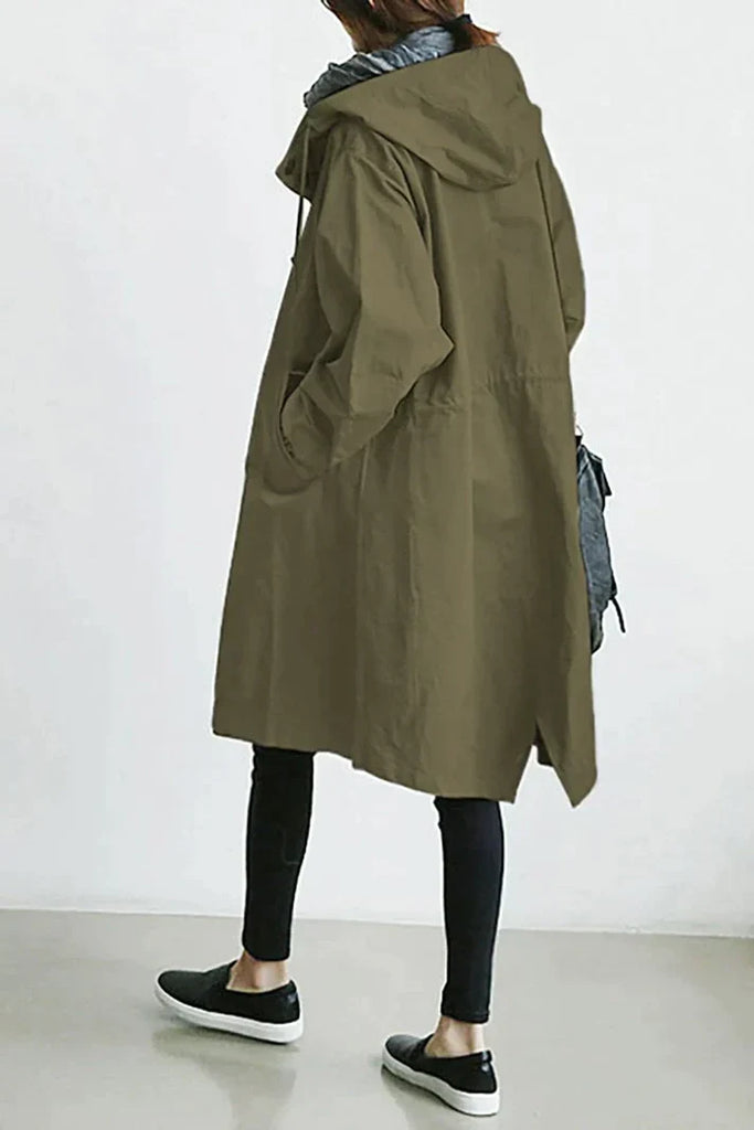 WOLFF - Trenchcoat mit Kapuze