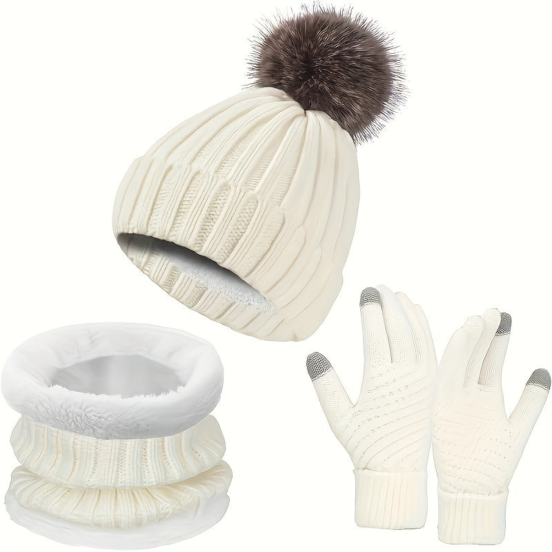 WOLFF | Lässiges Winter Bequemes 3-Teiliges Set für Frauen