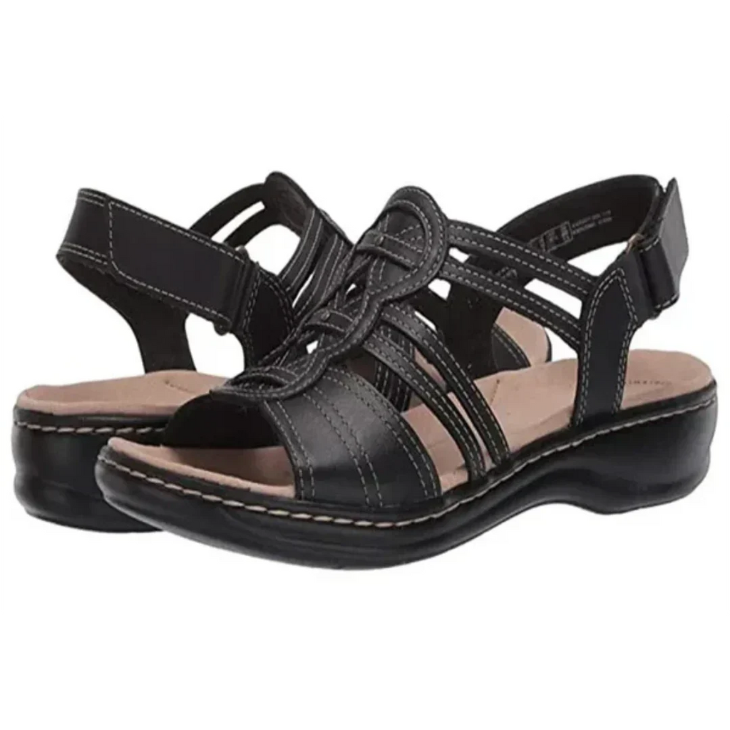 Wolff Flache Sandalen - Leder - Orthopädisch