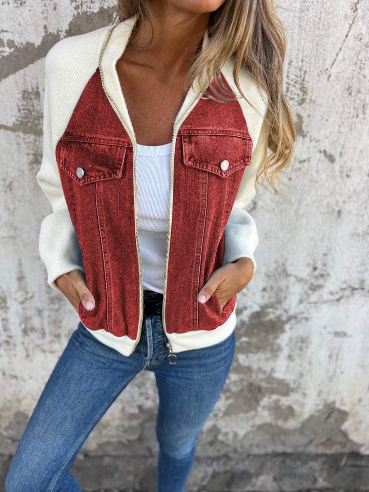 Moderne Denimjacke