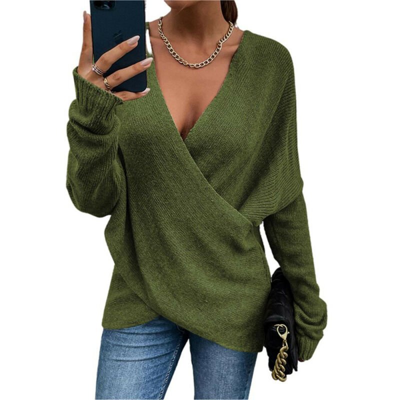 Wolff Pullover | Eleganter weicher V-Ausschnitt Pullover für Frauen