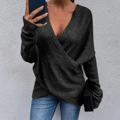 Wolff Pullover | Eleganter weicher V-Ausschnitt Pullover für Frauen