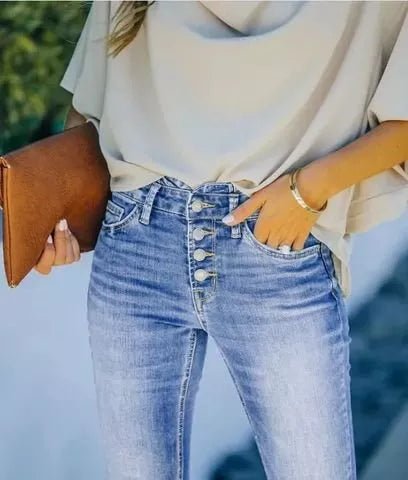 Holly® | Vintage taillierte Flare-Jeans