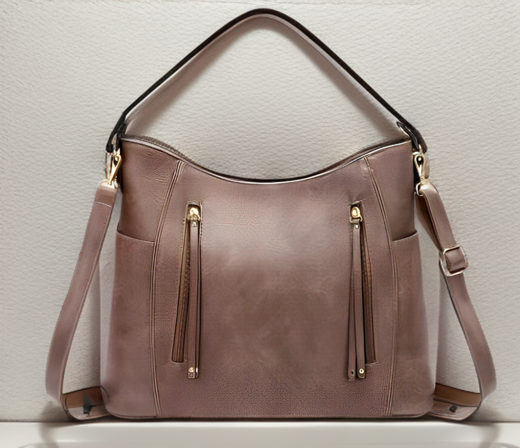 Elegante Vintage-Ledertasche