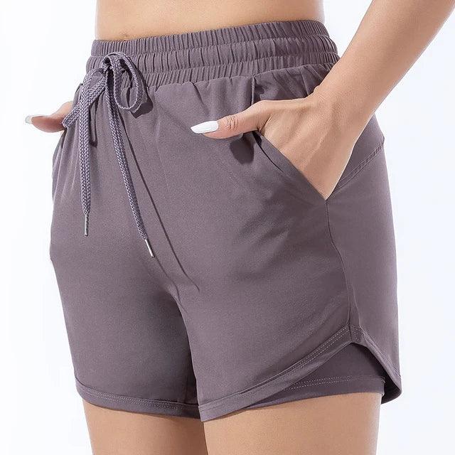 Wolff | 2-in-1-Sporthose mit Taschen für Frauen