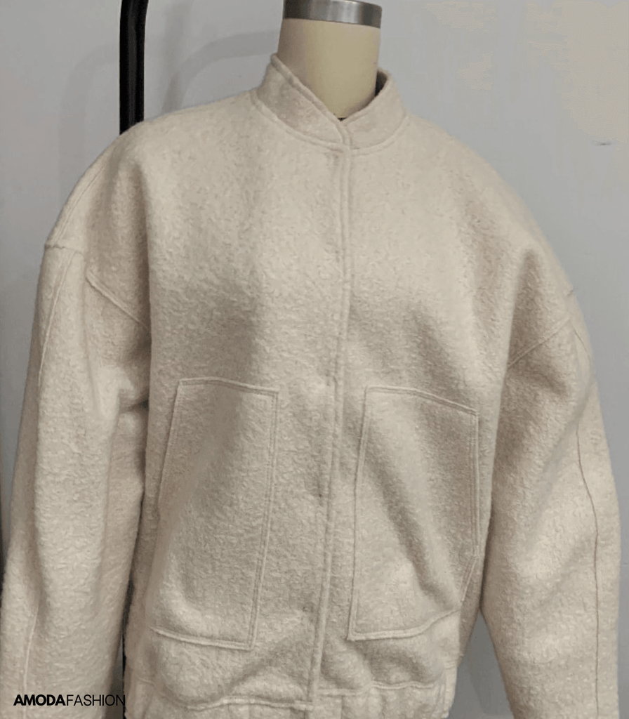 Freizeitjacke mit Knopf