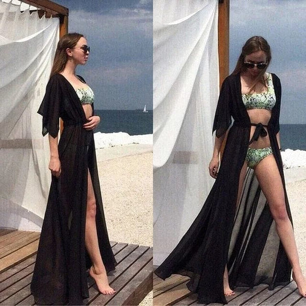 WOLFF Langer Strandkimono