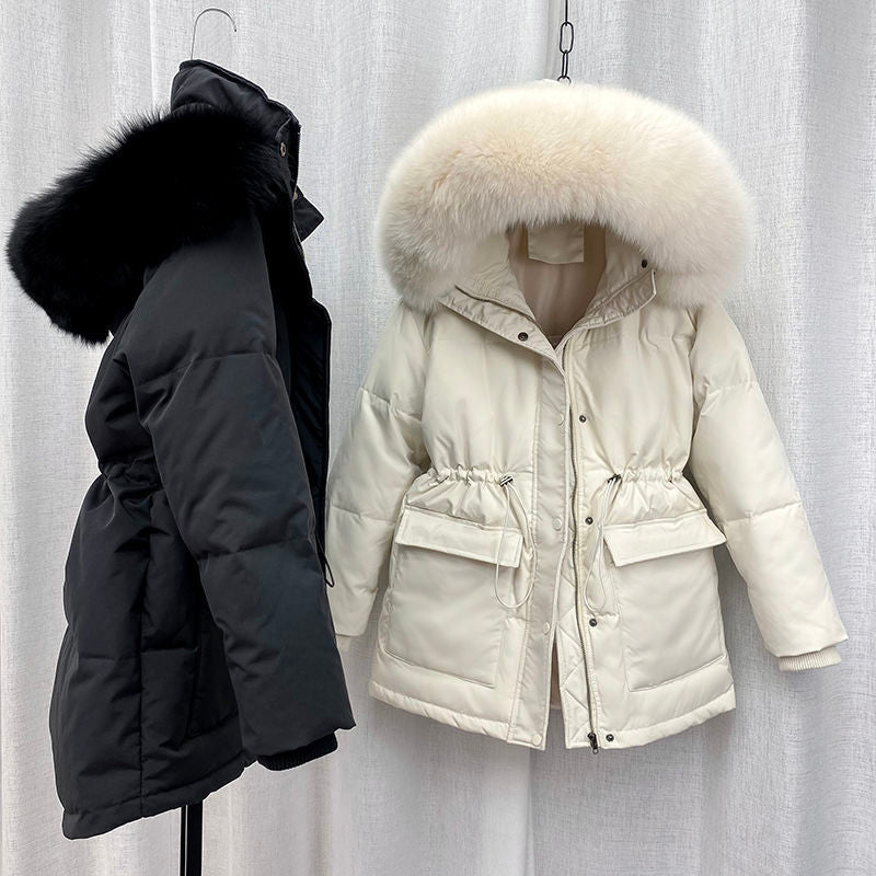 und stylischer Winterparka