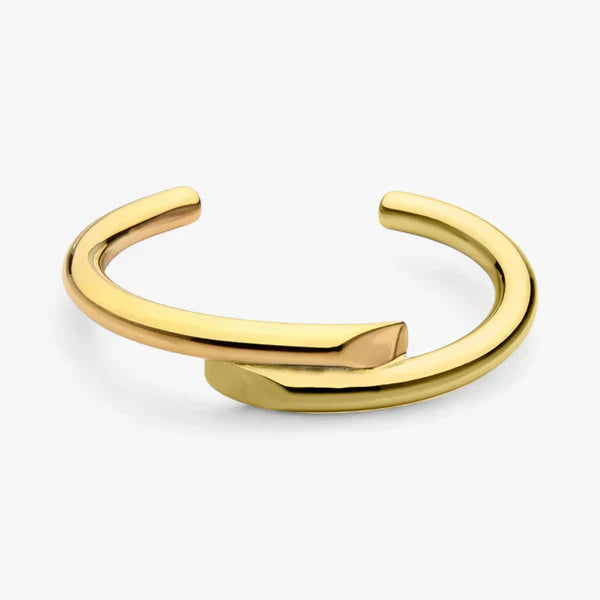 Einfaches Goldenes Manschettenarmband