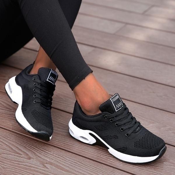 Wolff - sportliche Turnschuhe entworfen Damenschuhe | Atmungsaktive Schuhe mit Mesh-Obermaterial