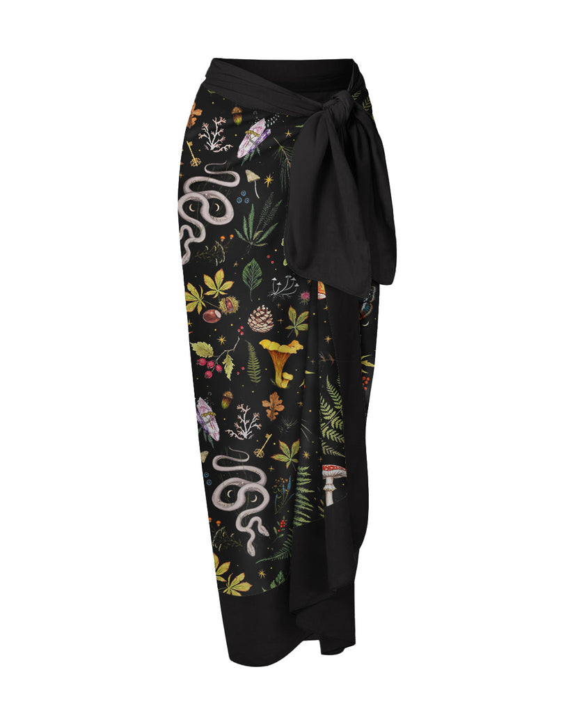 WOLFF-Sarong mit „Mystic Snake Dreamland“-Print