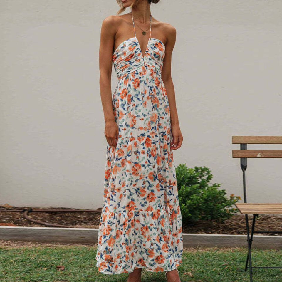 WOLFF - Florales Maxikleid für Frauen