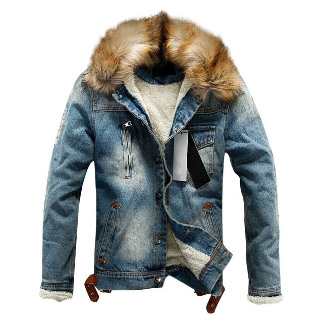 WOLFF - Dicke Denim-Jacke