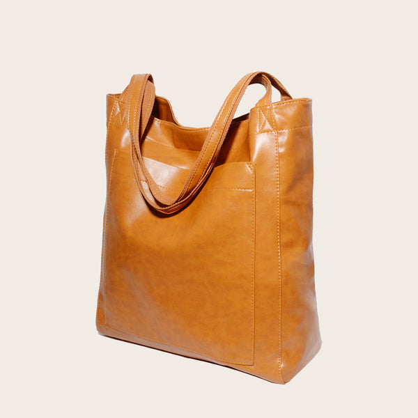 WOLFF - Damen Schultertasche aus veganem Leder