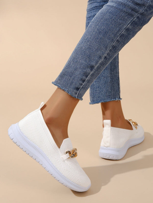 Wolff - lässige Slip-On Sneaker Damen | Sneaker aus atmungsaktivem, flexiblem Strickmaterial