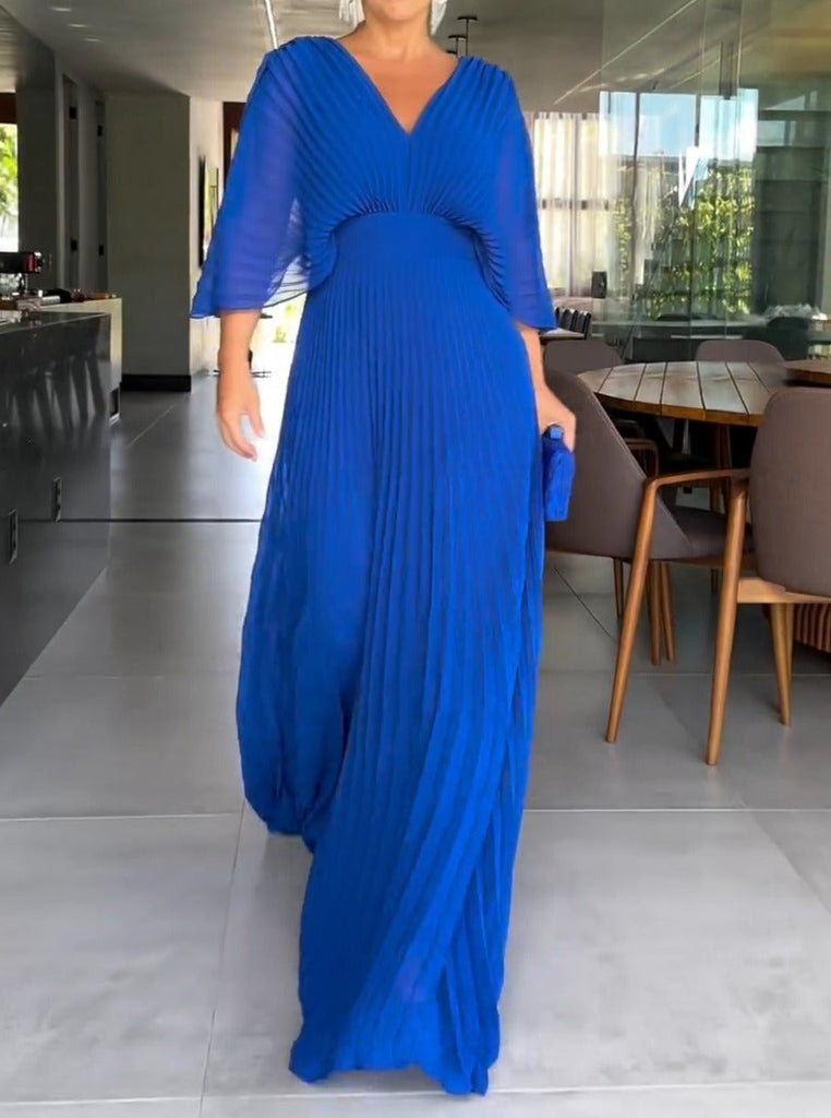 Maxi-Kleid mit Falten