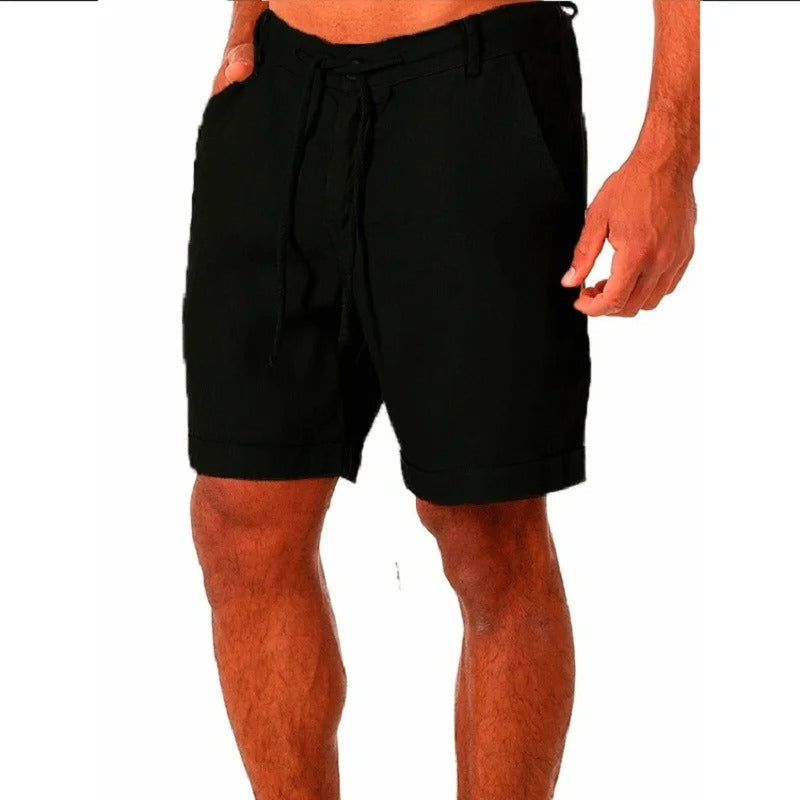 Leichte Leinen-Shorts