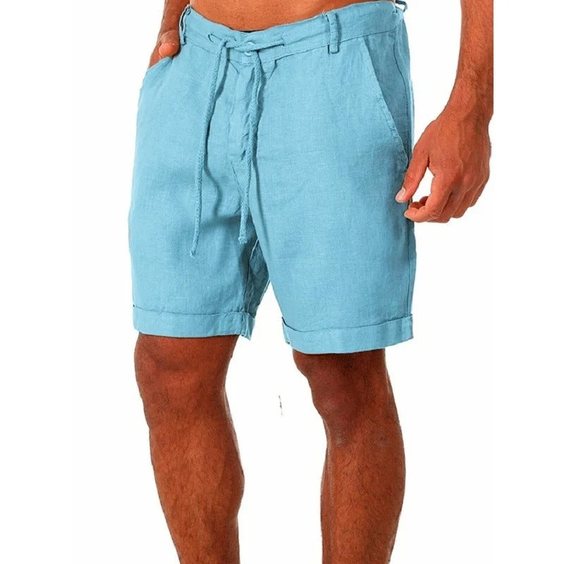 Leichte Leinen-Shorts