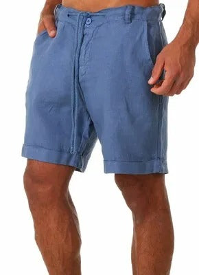 Leichte Leinen-Shorts