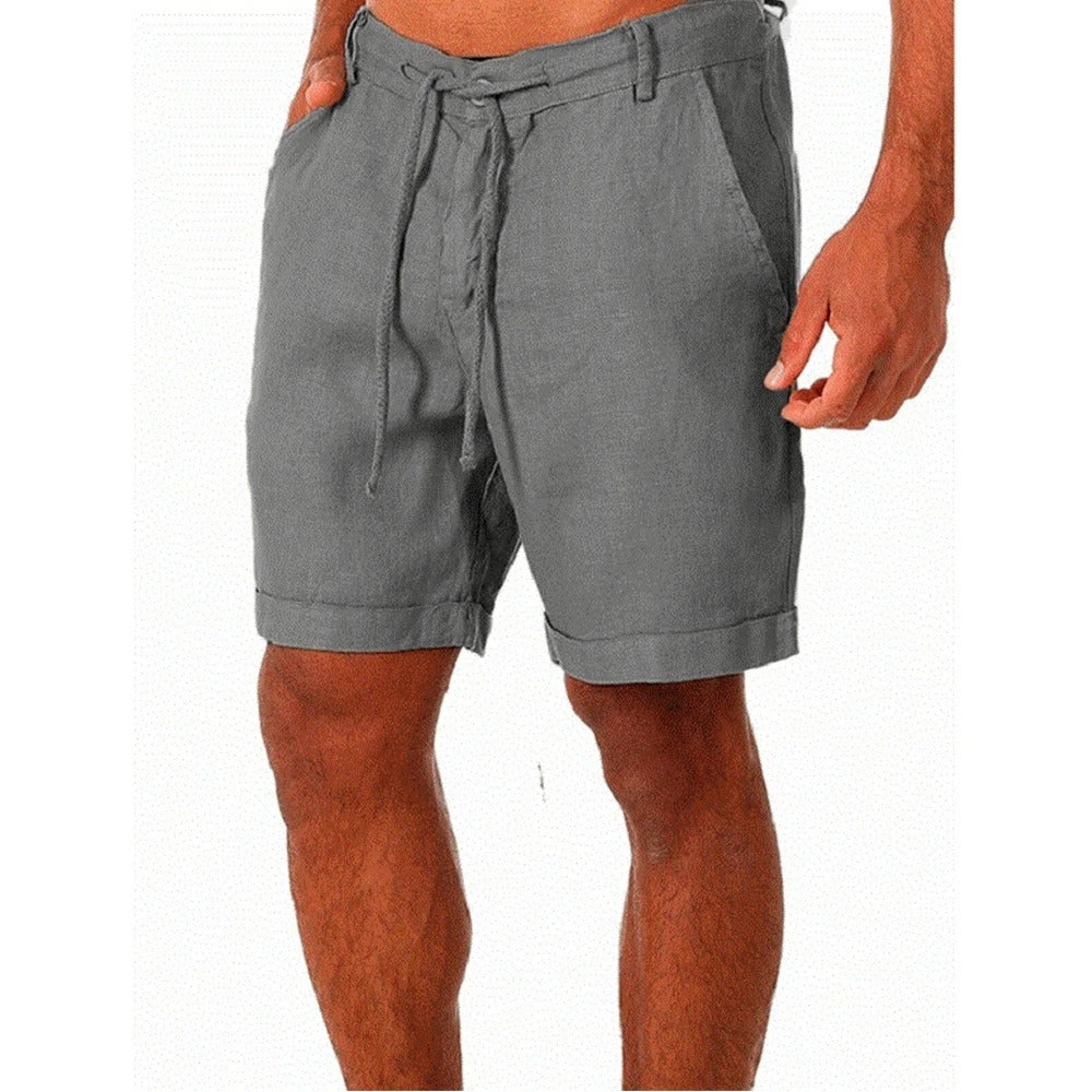 Leichte Leinen-Shorts