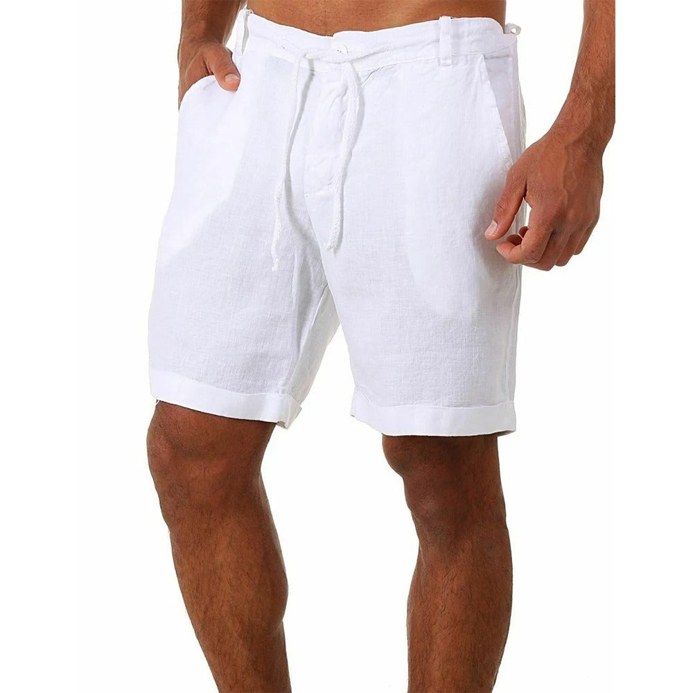 Leichte Leinen-Shorts