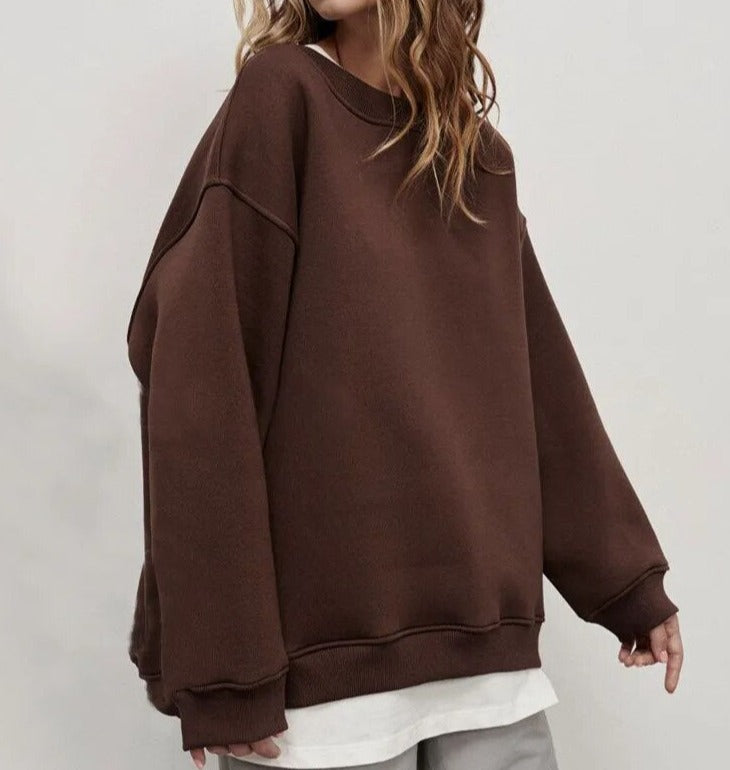 Wolff - Basic-Pullover in Übergröße