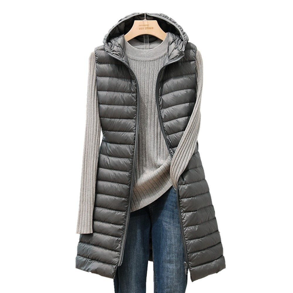 Wolff Langer Bodywarmer | Bequeme, elegante, länger gefütterte Jacke