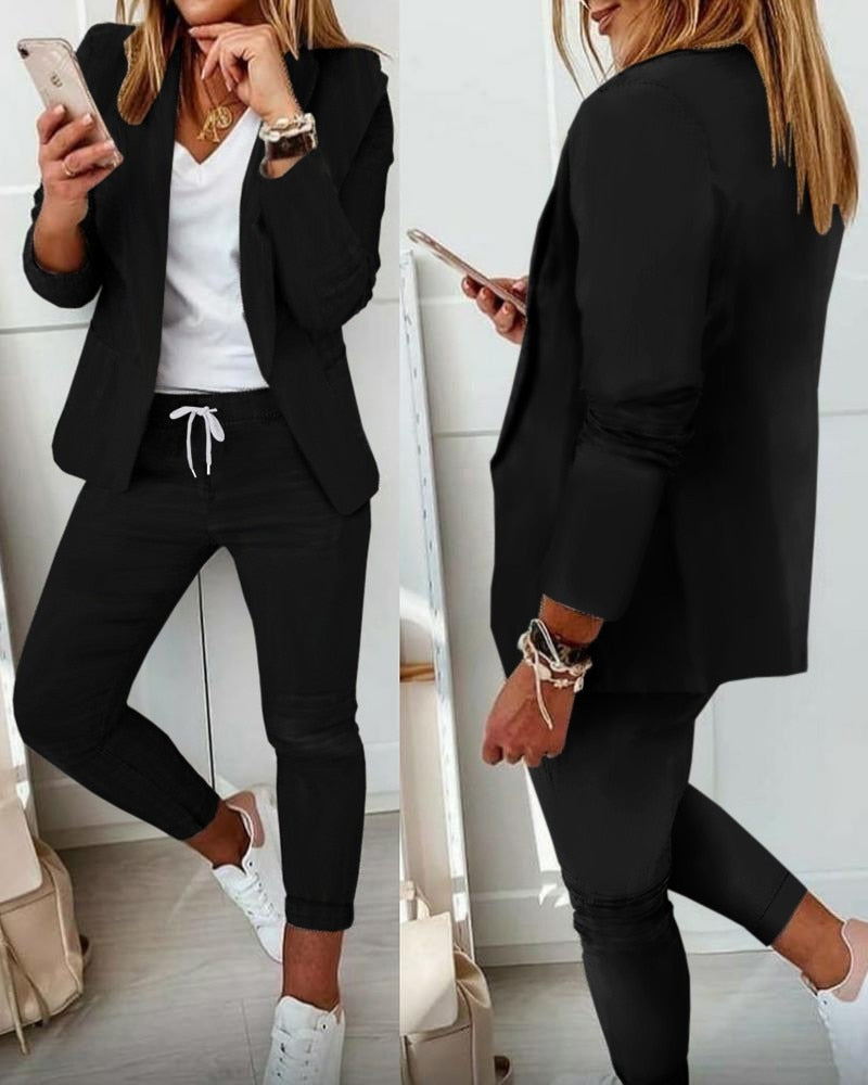 WOLFF - Blazer und Hose als Set