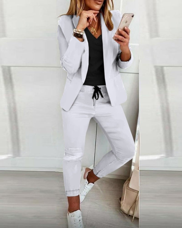 WOLFF - Blazer und Hose als Set