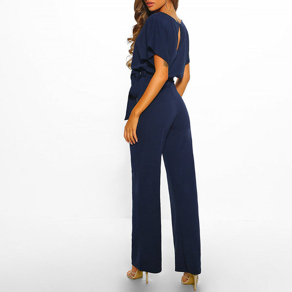 Dunkelbalu jumpsuit schick für damen