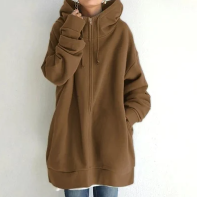 Damen-Hoodie mit Reißverschluss für Herbst/Winter