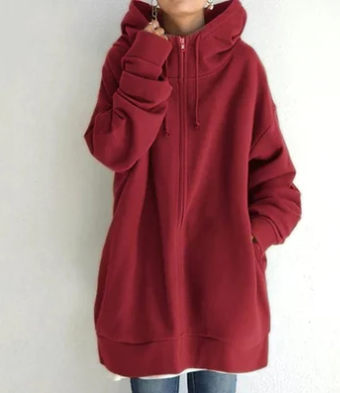 Damen-Hoodie mit Reißverschluss für Herbst/Winter