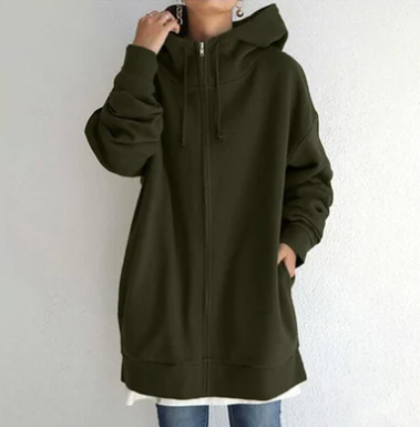 Damen-Hoodie mit Reißverschluss für Herbst/Winter