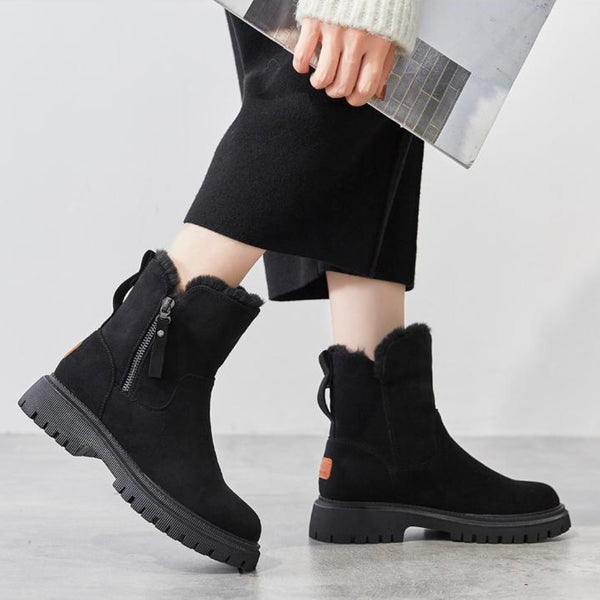 Warm und bequem schwarz boots