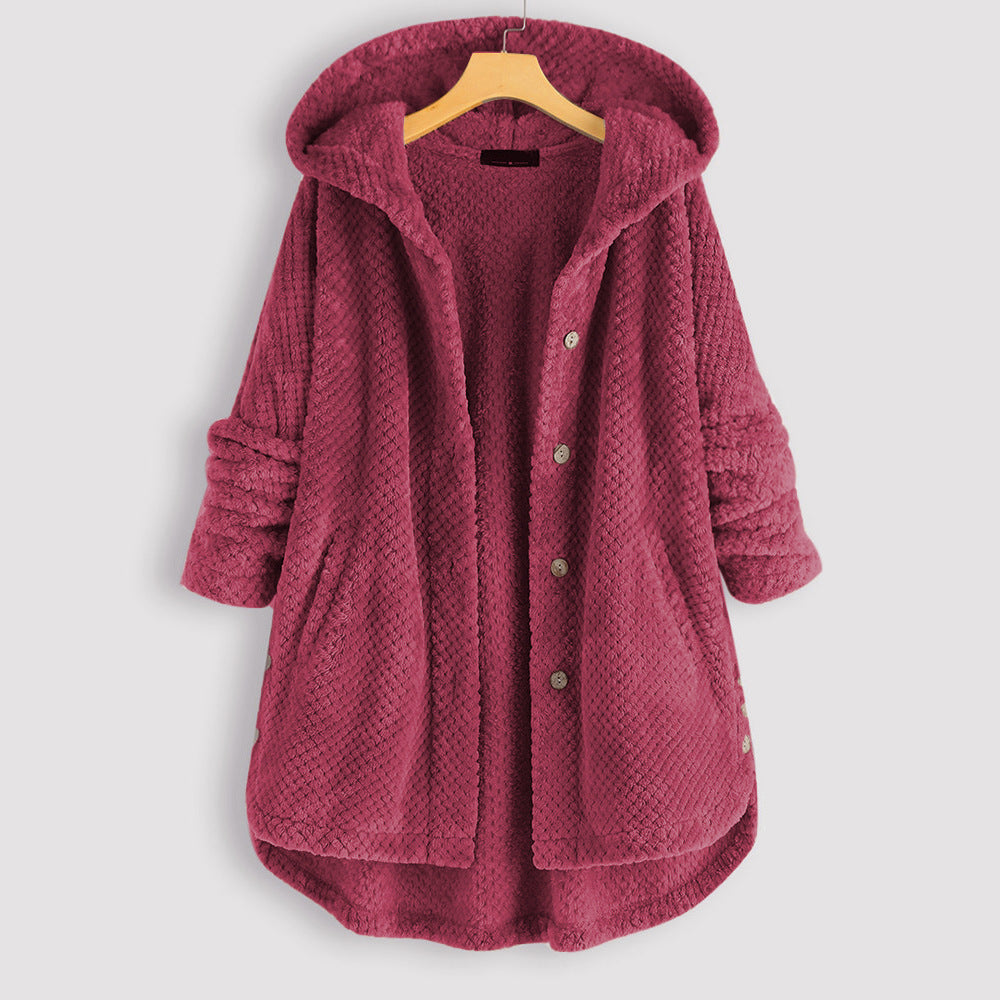 WOLFF - Winter Reversible Fleece-Kapuzenjacke