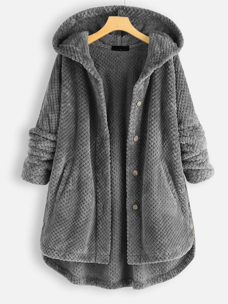 WOLFF - Winter Reversible Fleece-Kapuzenjacke