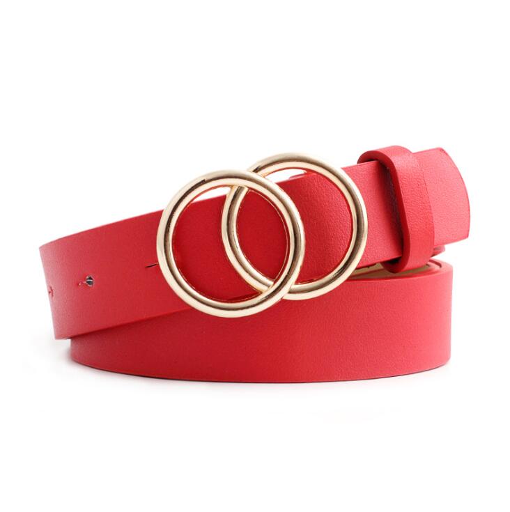 Beltona - Damen-Ledergürtel mit O-Ring-Schnalle - FashionWOLF