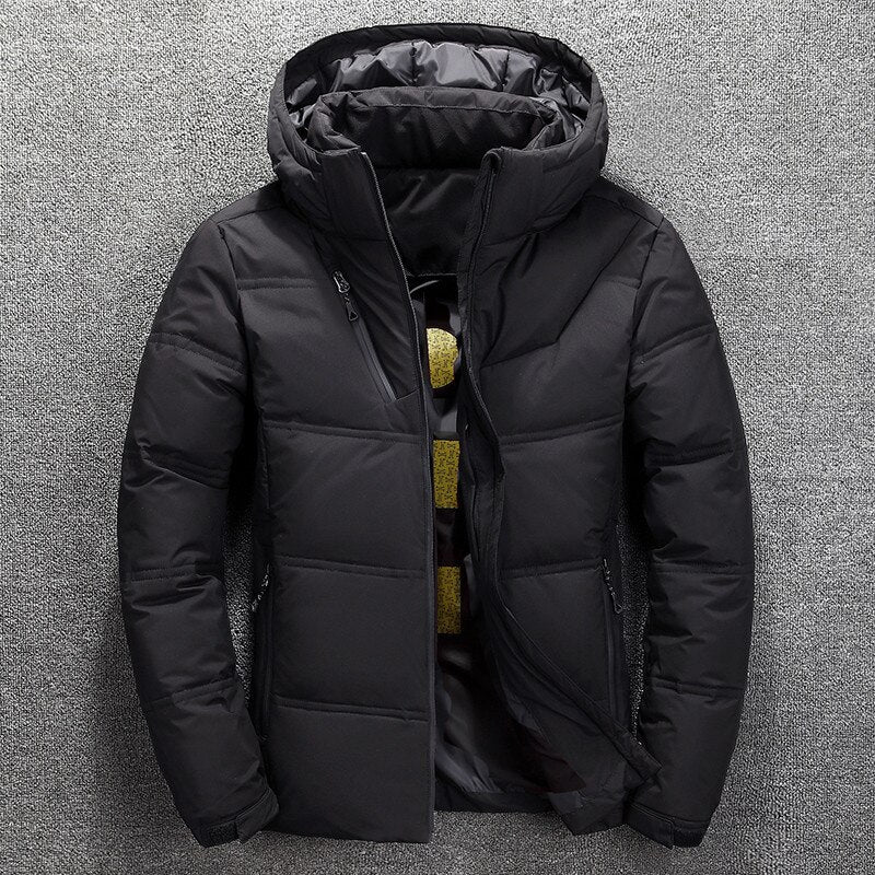 WOLFF - Extra warme abnehmbare Winterjacke mit Kapuze