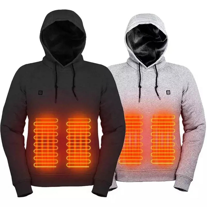 WOLFF Hoodies, USB elektrische Heizung leichte Kapuzen-Sweatshirts Jacke