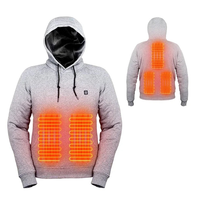 WOLFF Hoodies, USB elektrische Heizung leichte Kapuzen-Sweatshirts Jacke