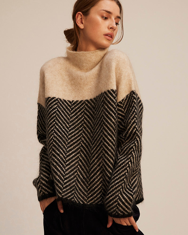 WOLFF – Stylischer Pullover mit hohem Kragen